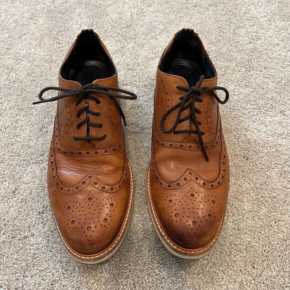 Cole Haan Grand OS Morris Brown Wingtip‎ Oxford Shoes Size 8.5 M main image 9